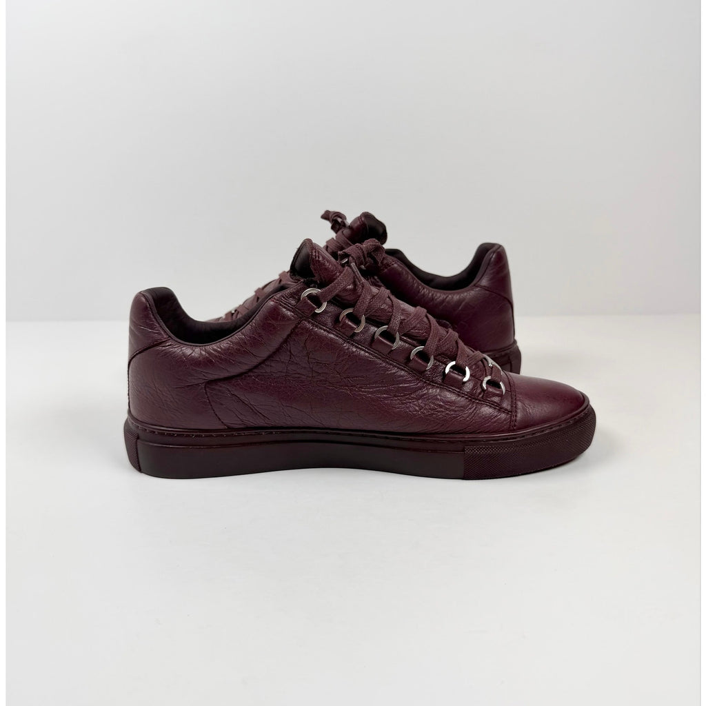 Size 41EU/8US - Balenciaga Arena Burgundy Low