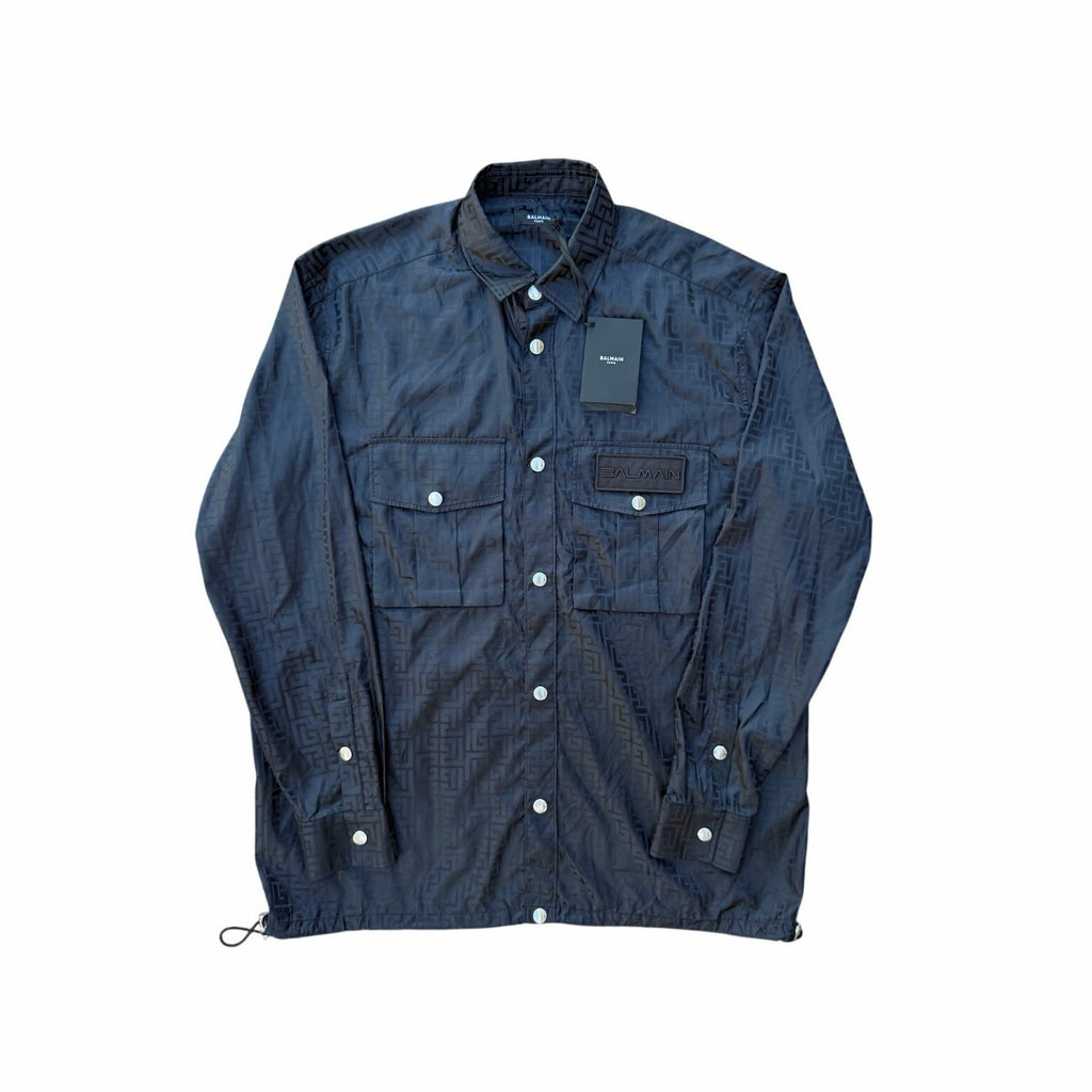 Size 2XL EU 48 - Balmain Nylon Button Up Shirt NEW