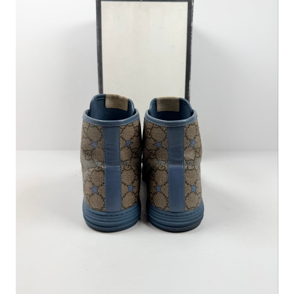 Size 9US - Gucci Monogram Stars High Top