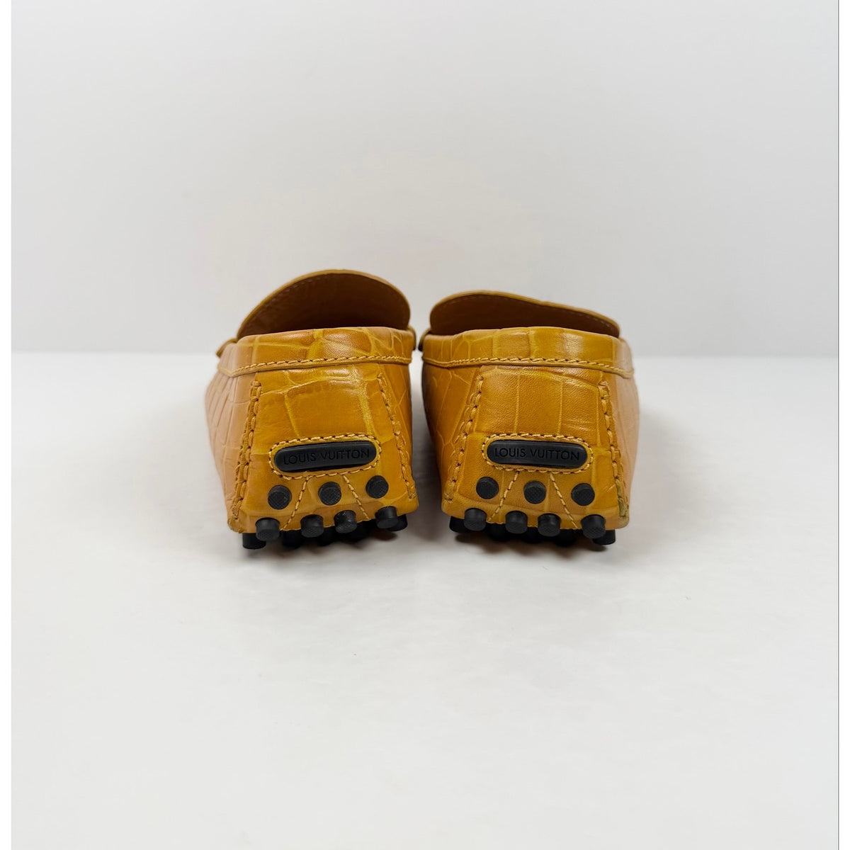 Size 9.5UK/10.5US - Louis Vuitton Croc Leather Moccasin Loafers