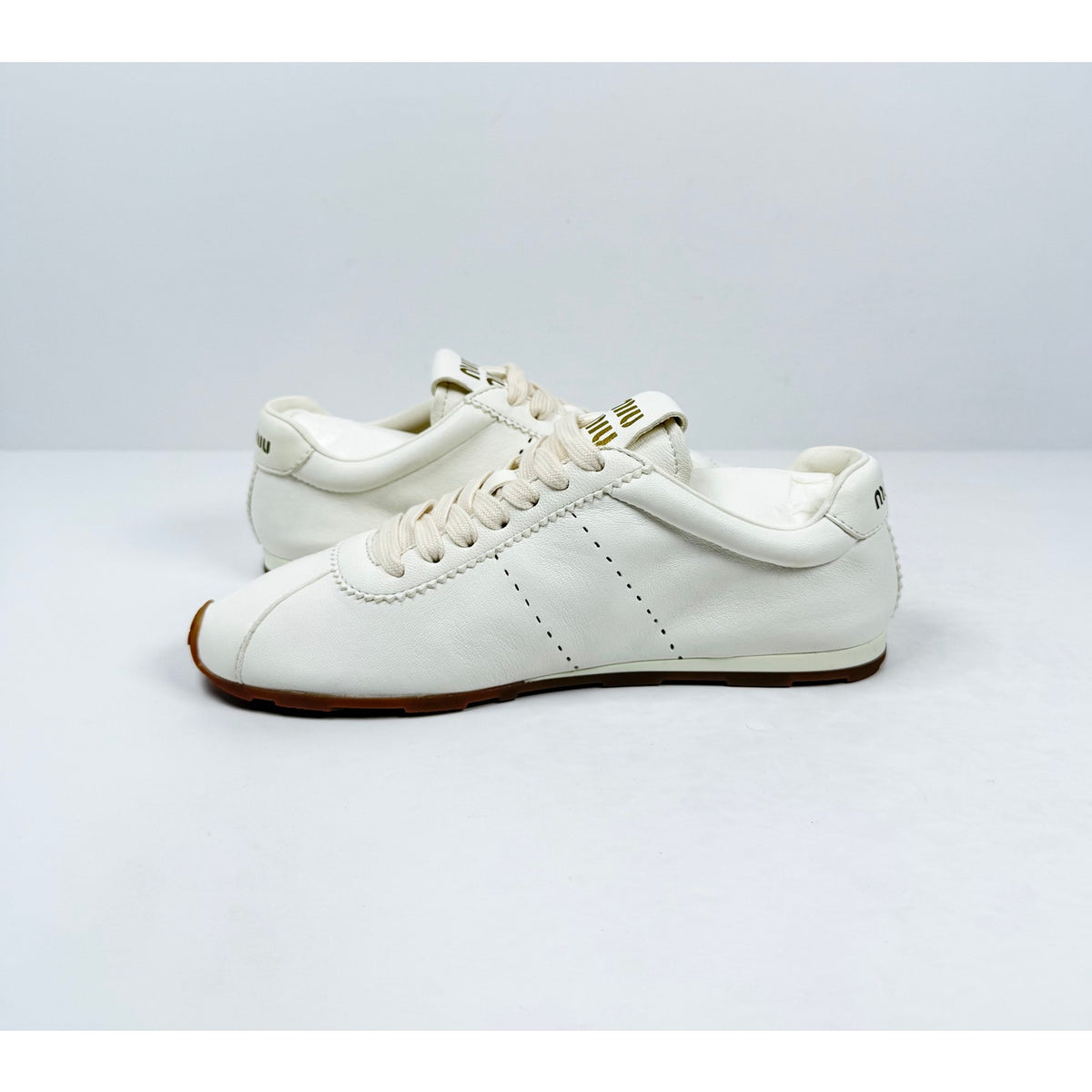 Size 8.5 - Miu Miu Plume Nappa Leather NEW
