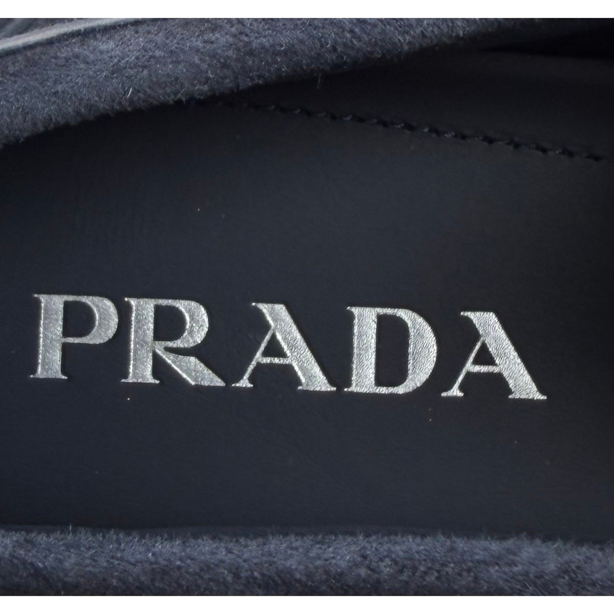 Size 10UK/11US - Prada Suede Boat Shoes NEW