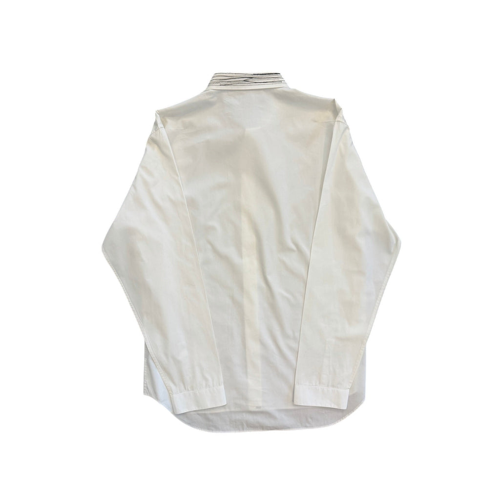 Size XL - Dior Embroidered Collar Button Up Long Sleeve