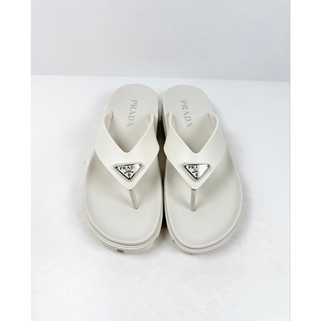 Size 8UK/9US - Prada Rubber Thong Sandals NEW