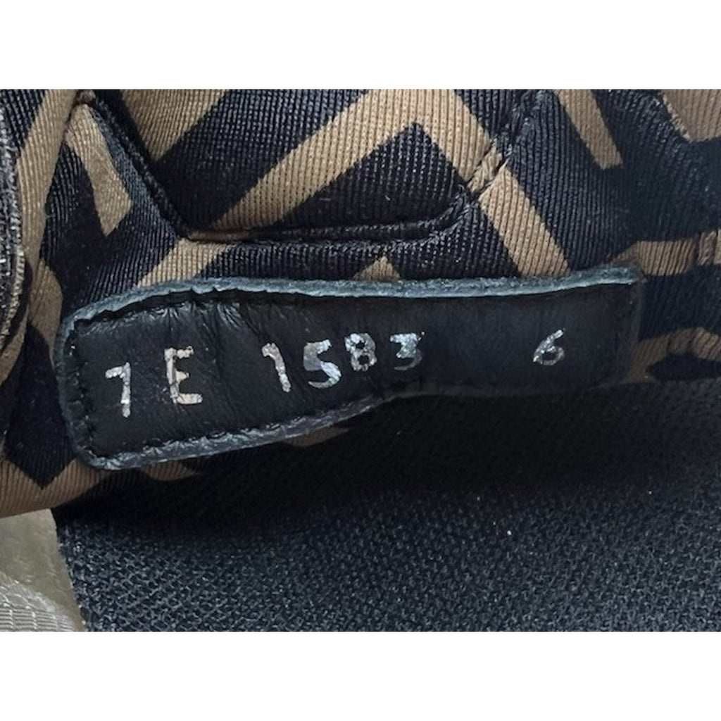 Size 6UK/7US - Fendi Flow Beige Nylon Low NEW