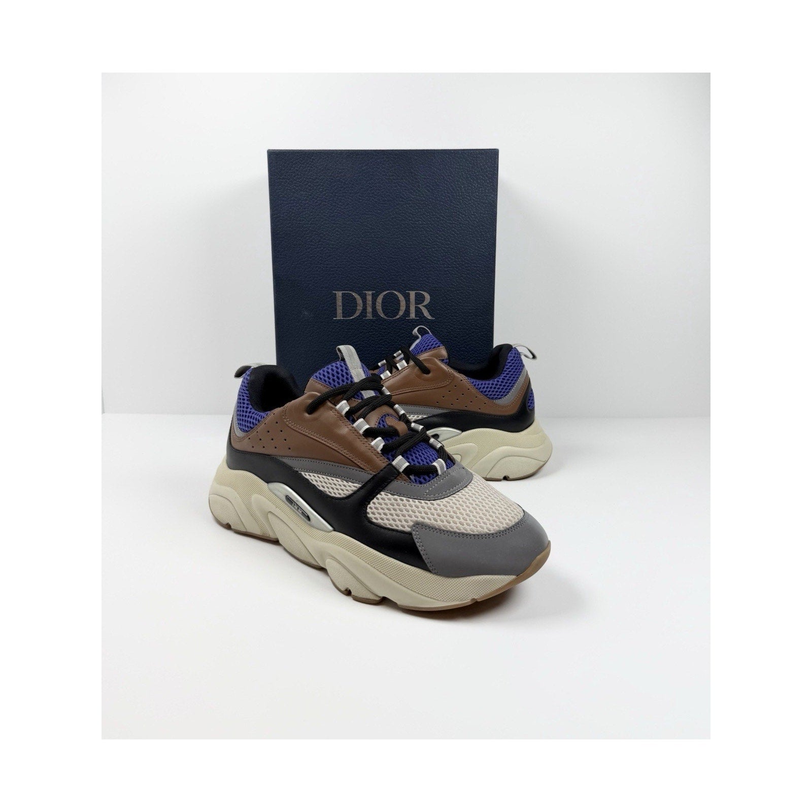 Size 45EU/12US- Dior B22 Coffee Violet Sneakers WORN 1X!