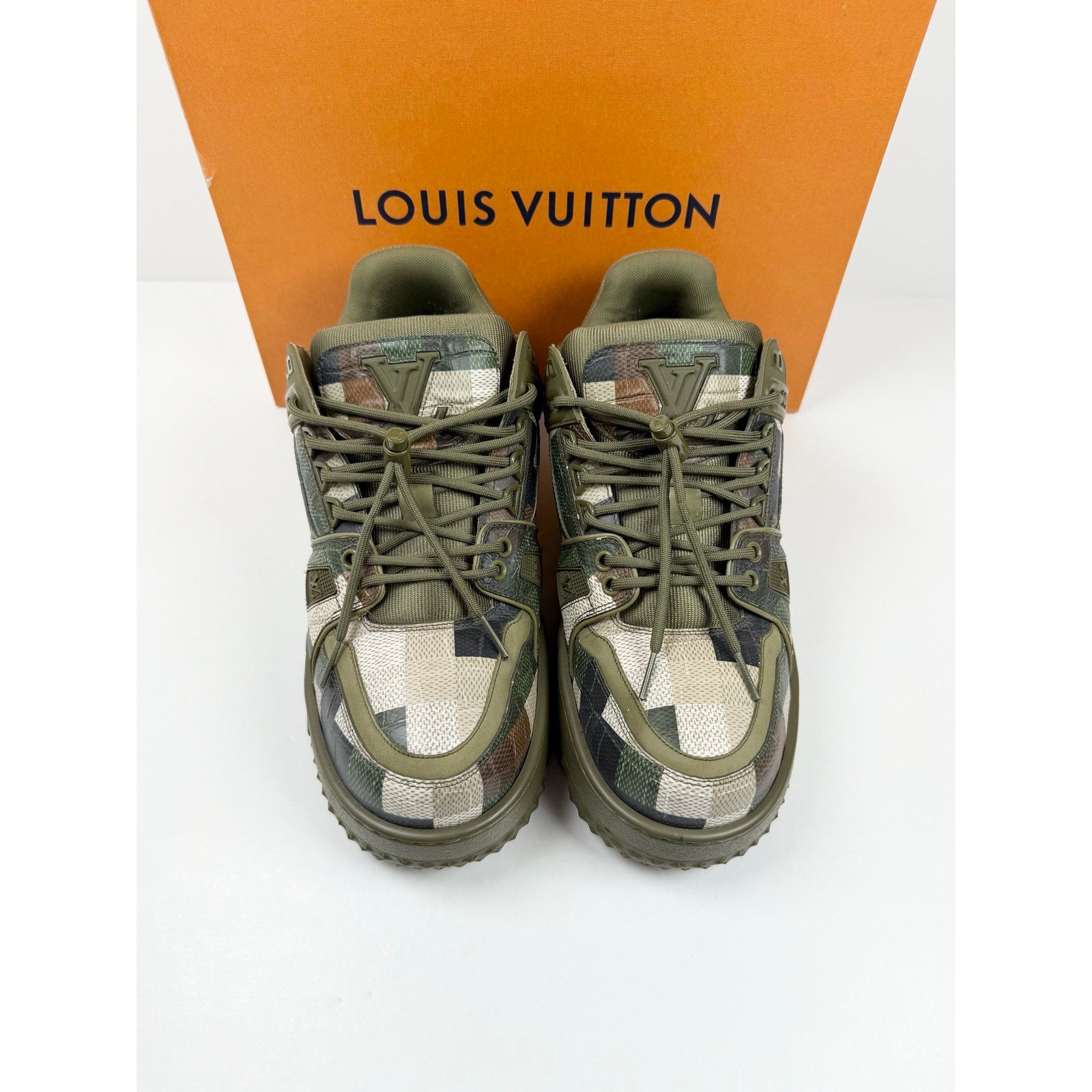 Size 8UK/9US - Louis Vuitton Maxi Green Damoflage