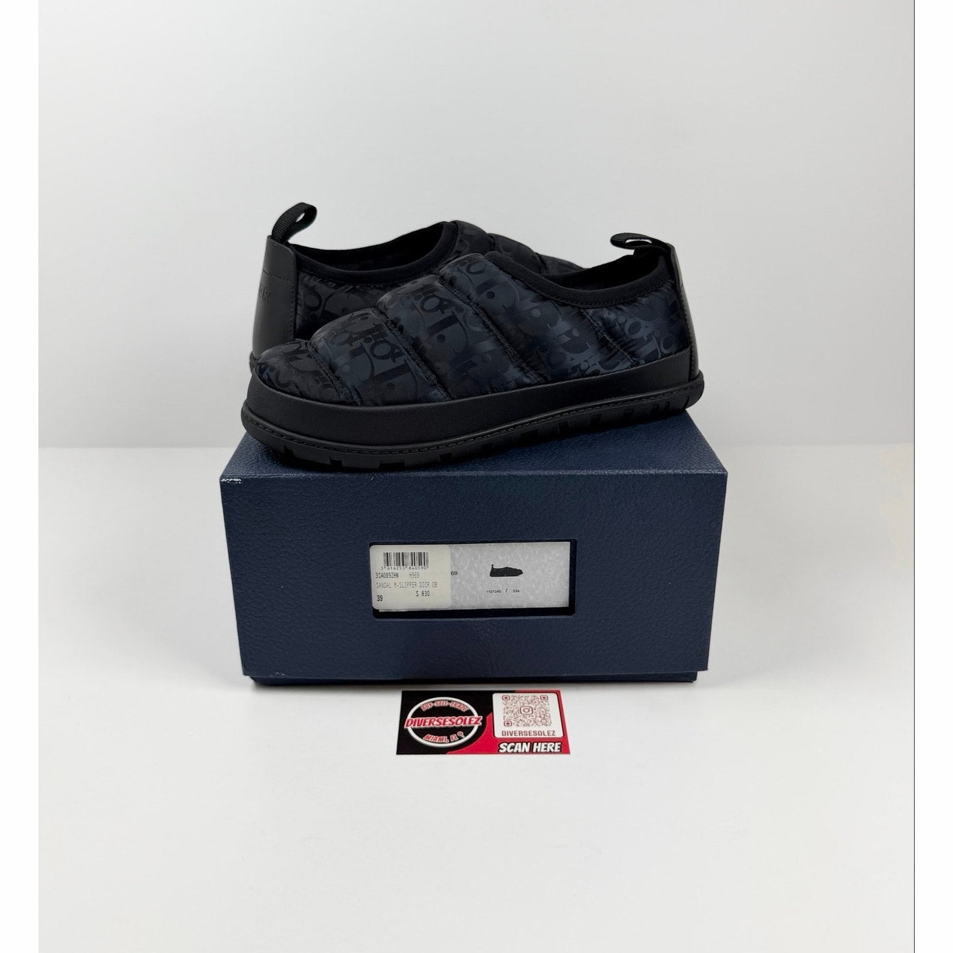 Size 39EU/6US - Dior Snow Puffer Nylon Slippers NEW