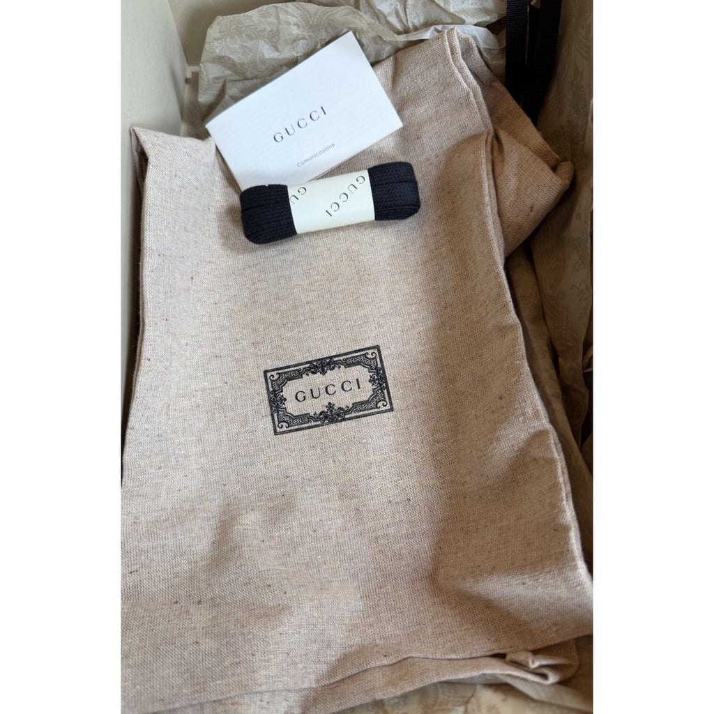 Size 8.5US - Gucci Screener Beige Monogram NEW