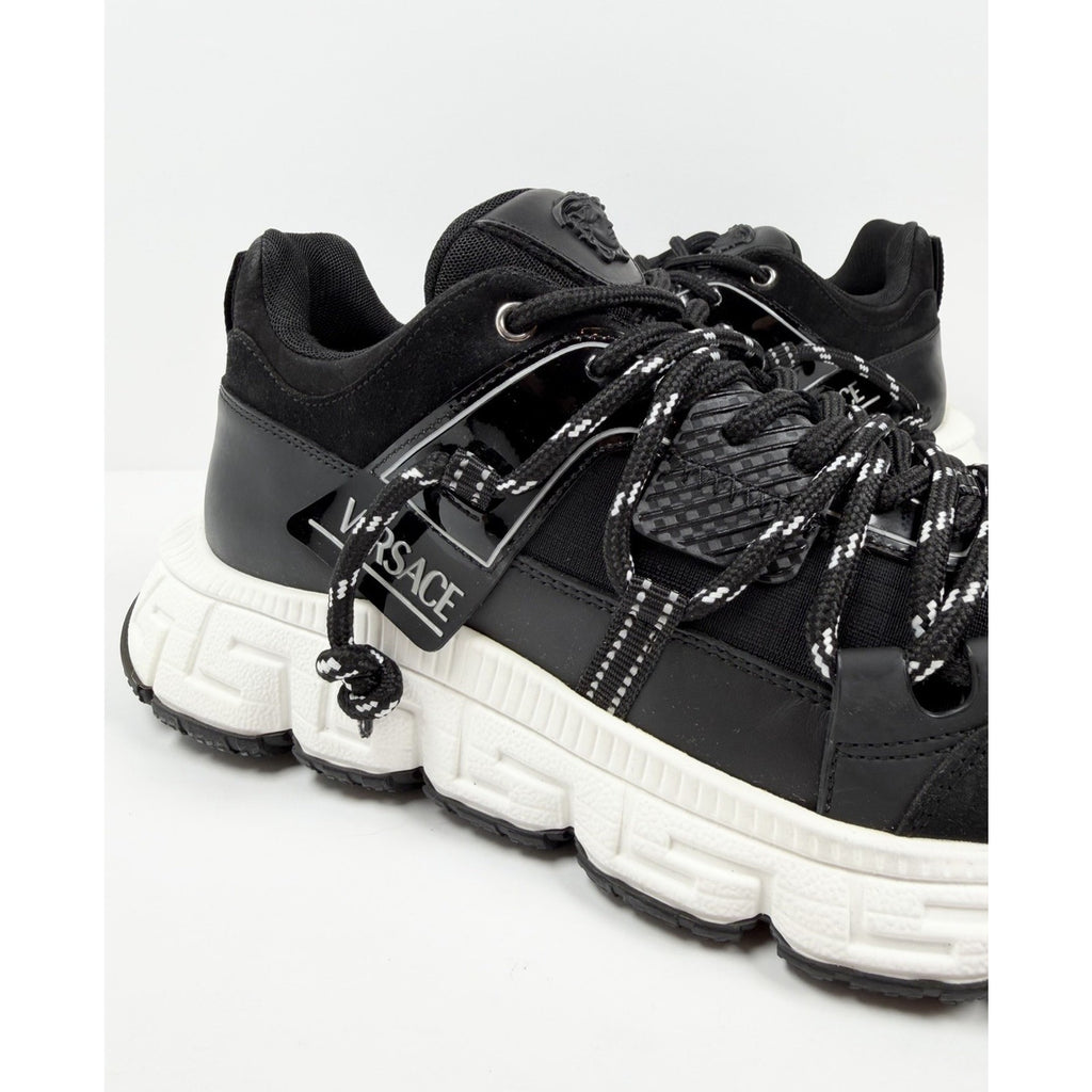 Size 46EU/13US - Versace Trigreca Black Sneakers NEW!