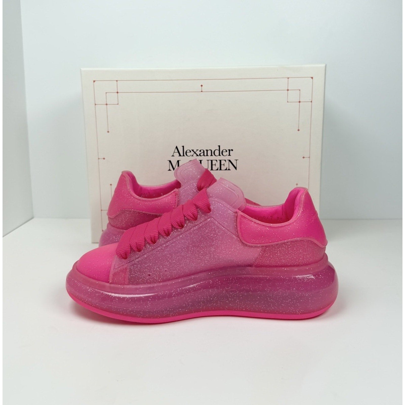 Size 36EU/6W - Alexander McQueen Bright Pink NEW