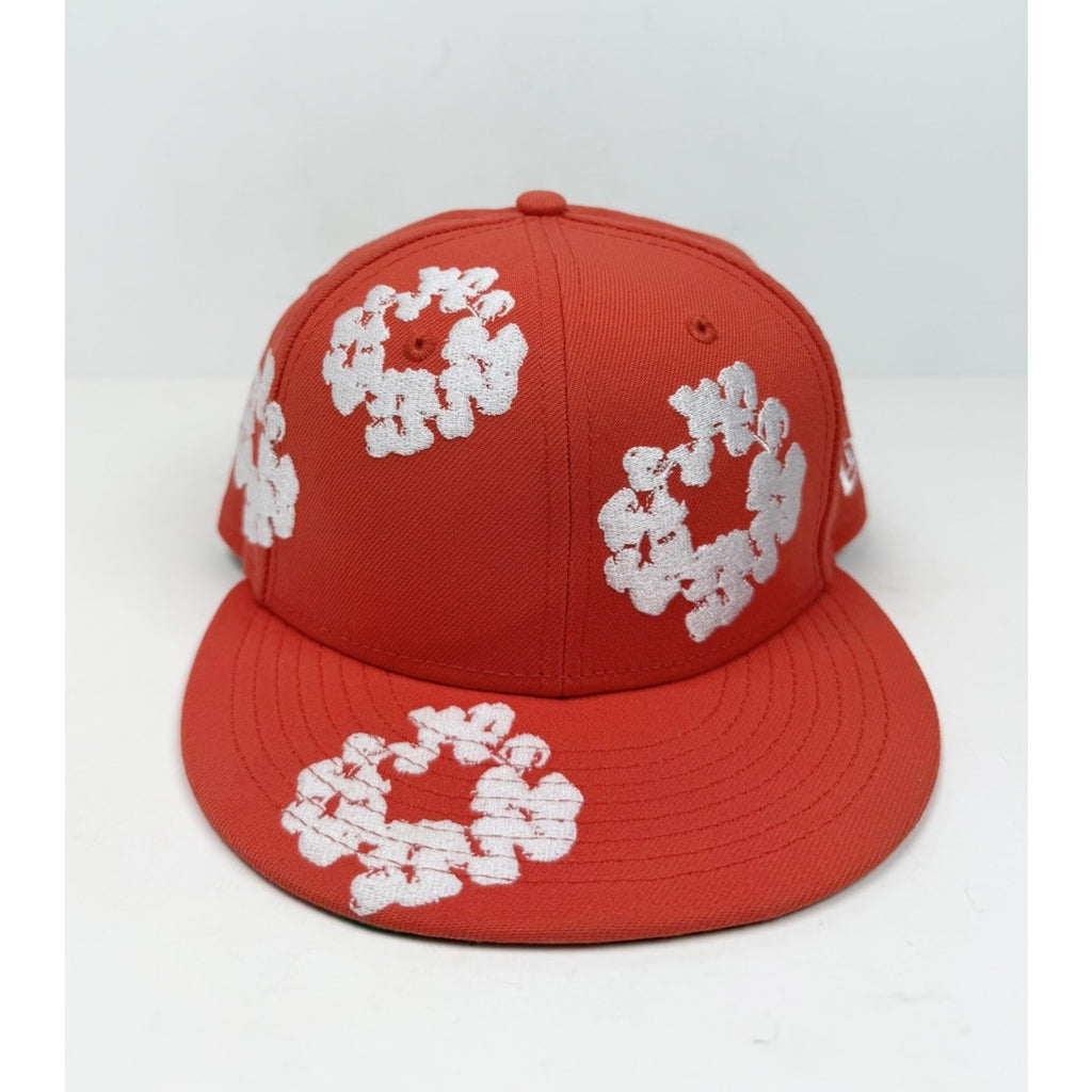 Denim Tears Cotton Wreath Orange Hat Size 7/NEW!