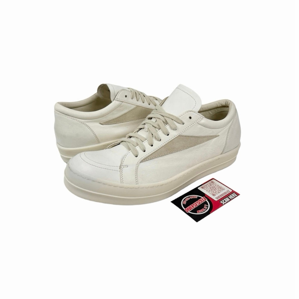 Size 8.5 - Rick Owens Vintage Sneakers Milk Tried On!