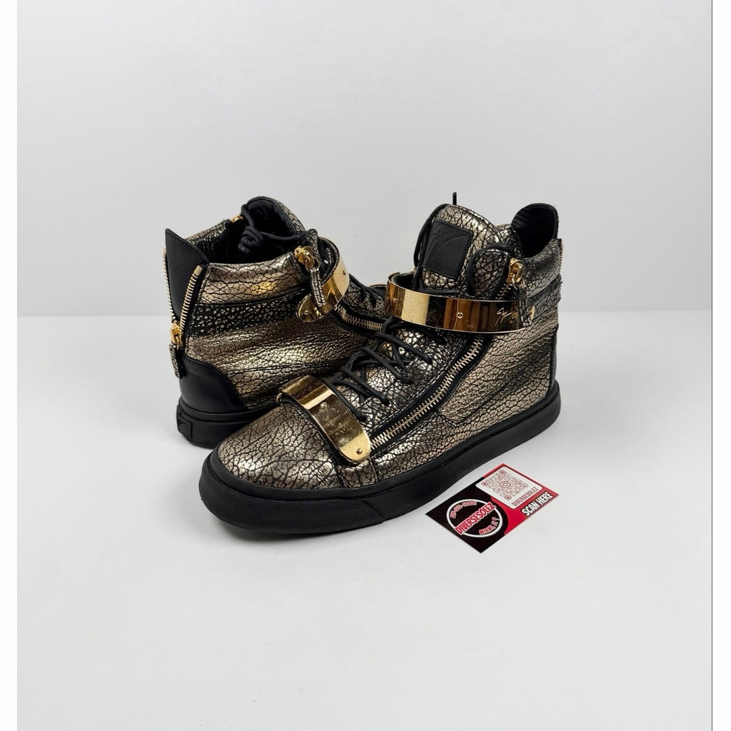 Size 12 - Giuseppe Zanott Metallic High Top