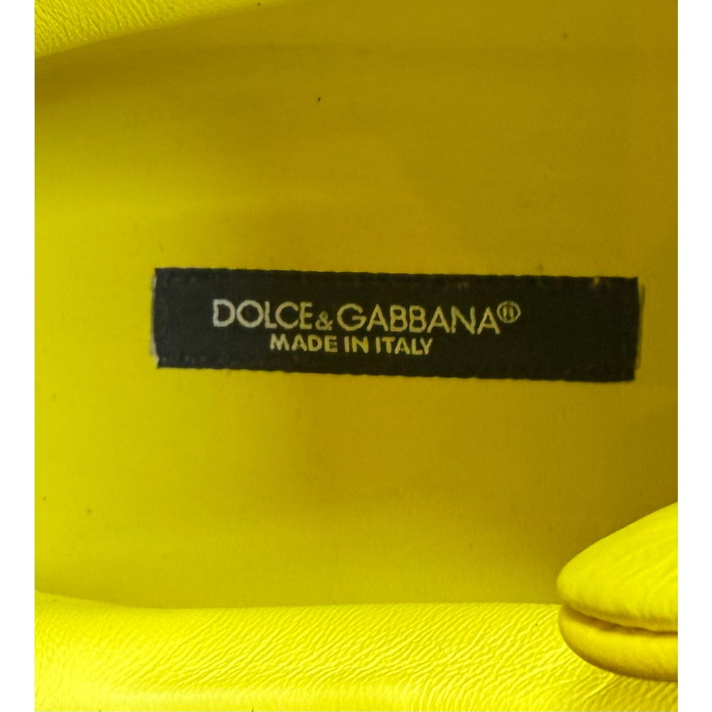 Size 9UK/10US - Dolce & Gabbana Portofino Yellow