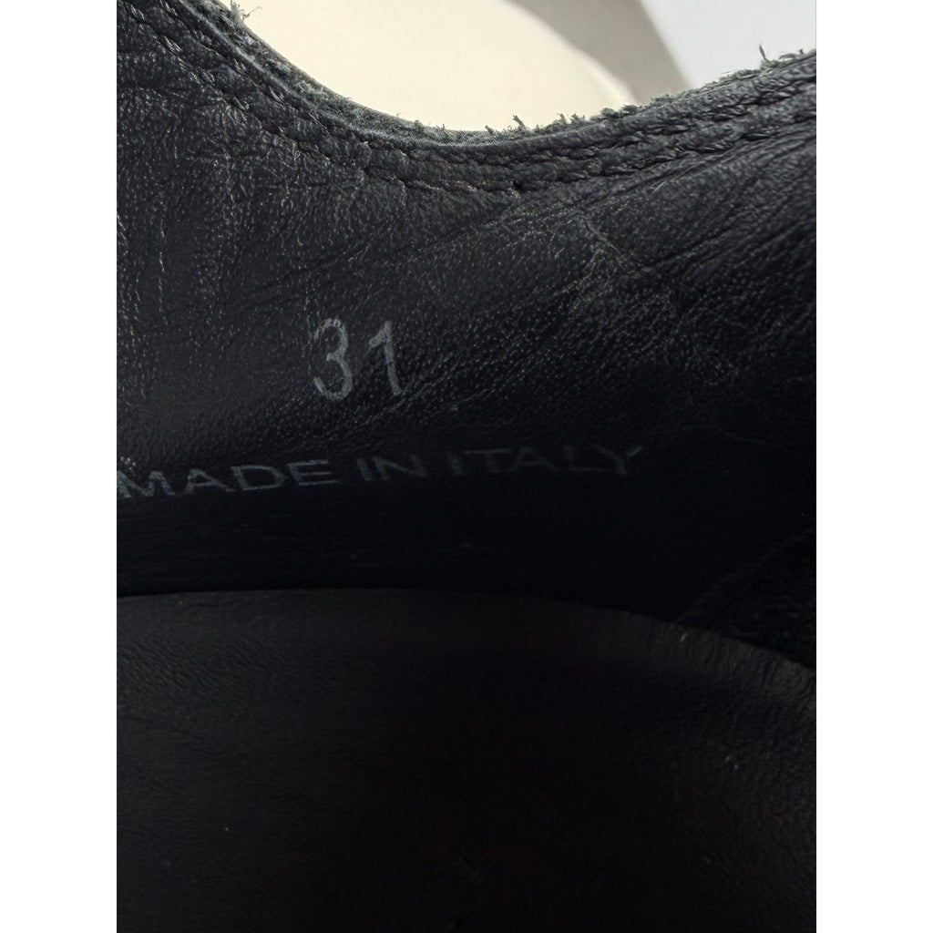Rick Owens Ramones Leather Size EU 31 / US Kids 13C