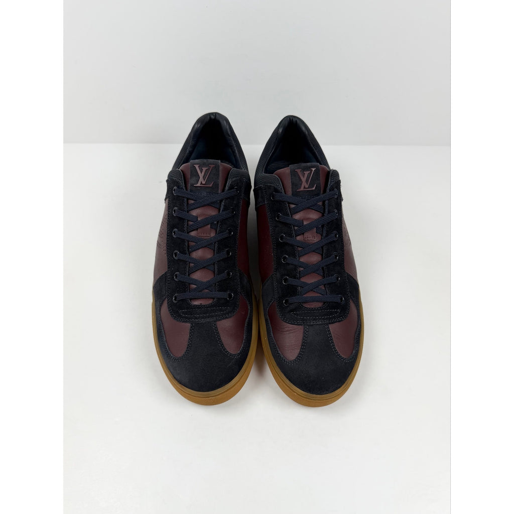 Size 10LV/11US - Louis Vuitton Burgundy Low Top