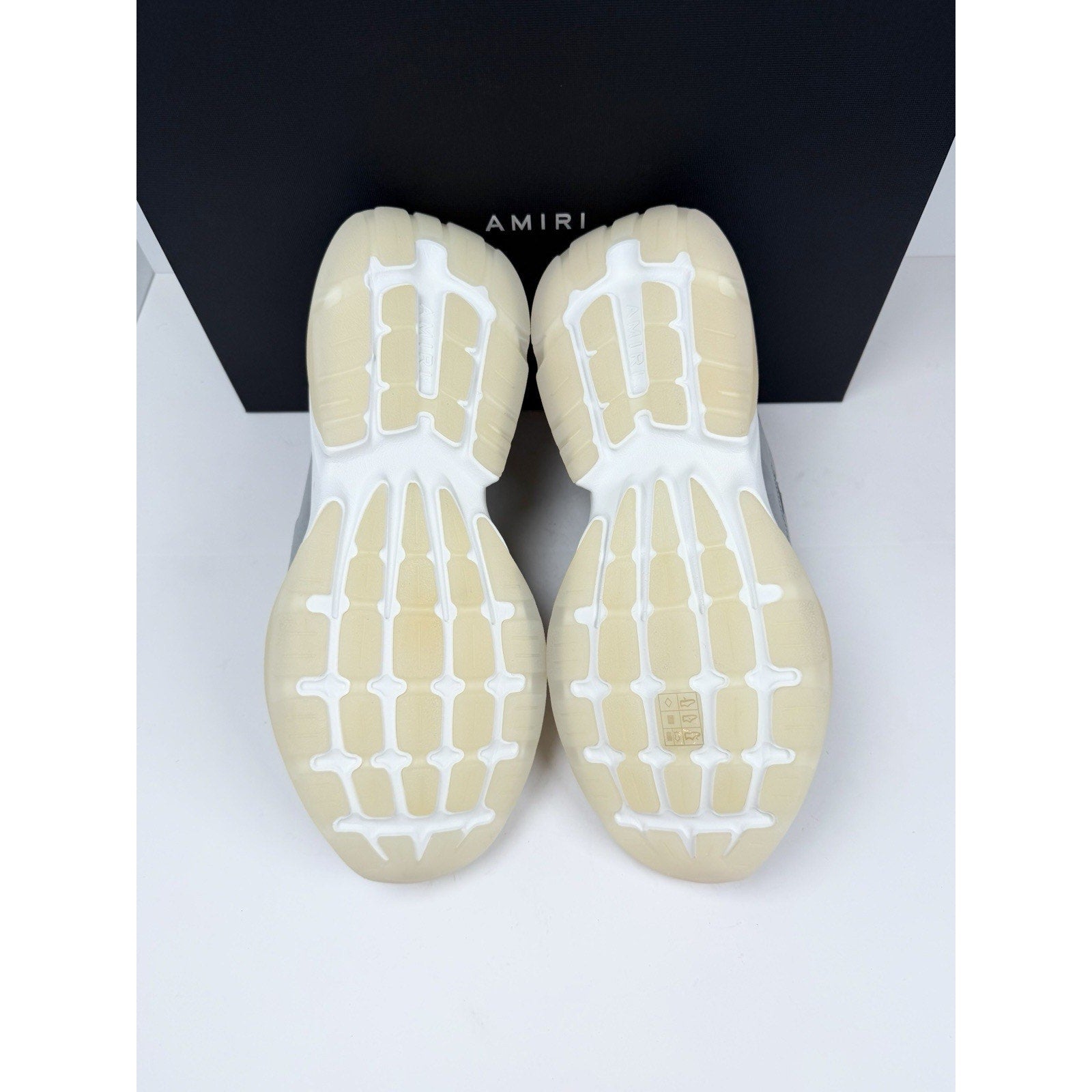 Size 45EU/12US - Amiri Bone Runner Grey White NEW