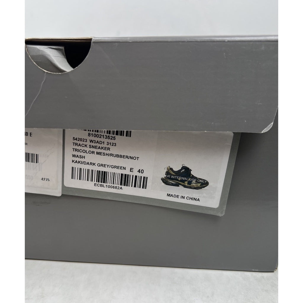 Size 40EU/7US - Balenciaga Track Green/Navy/Yellow NEW