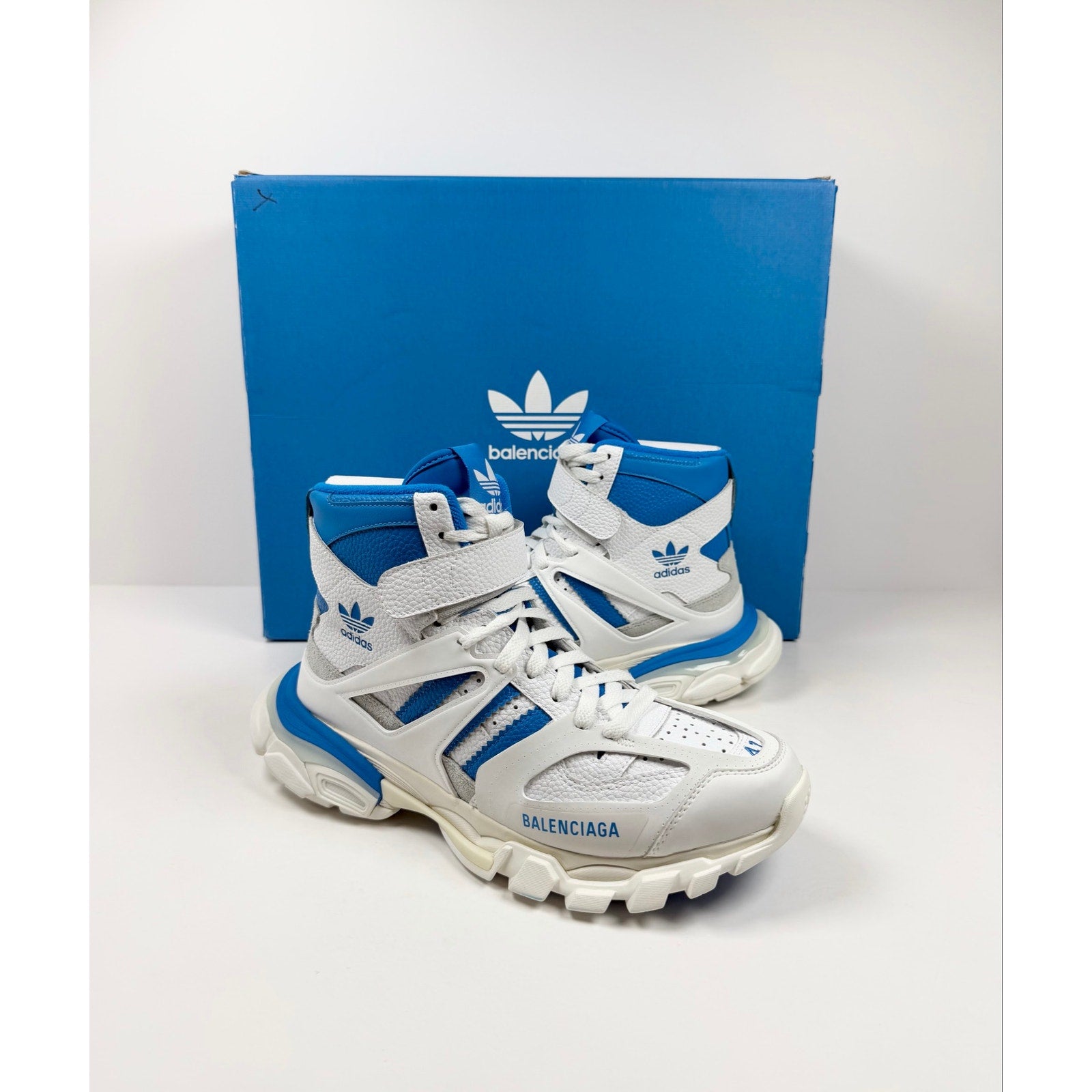 Size 41EU/8US - Balenciaga x adidas Track Forum High