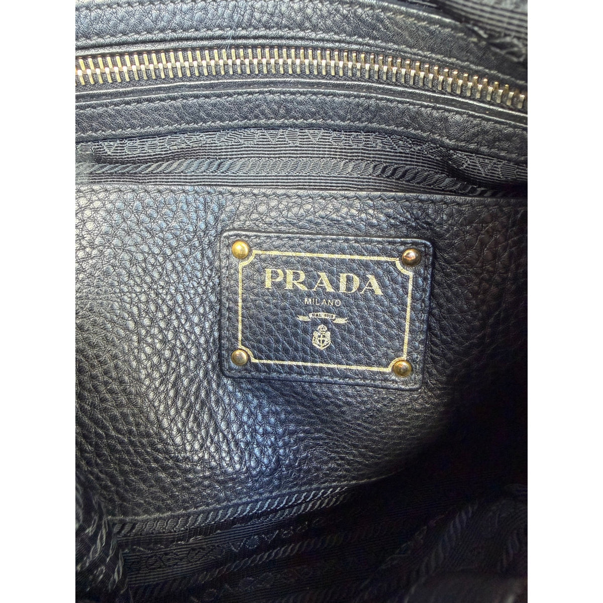 Prada Vitello Danio Leather Tote Bag