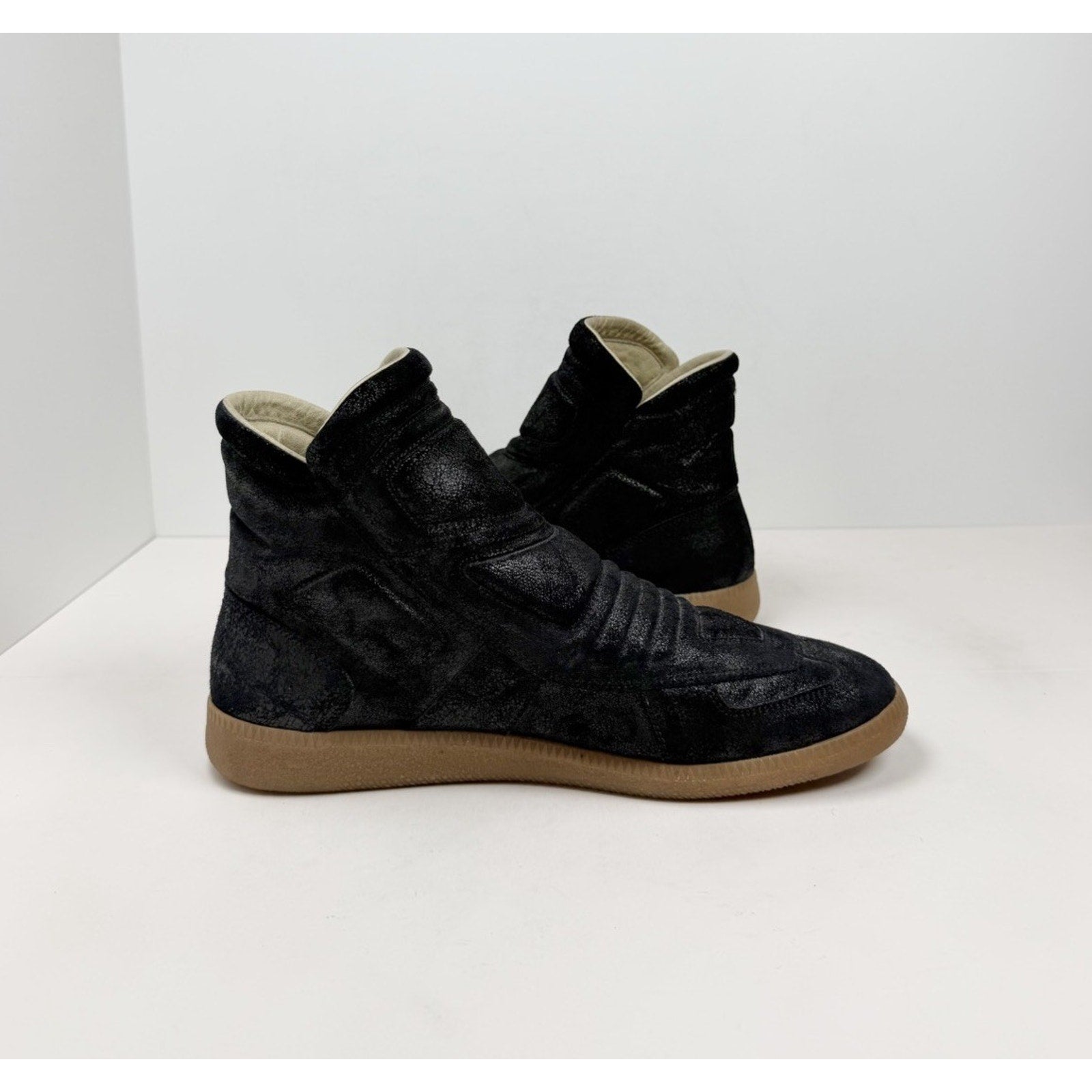 Size 10 - Maison Margiela Gat Moto Biker 2009 High Top