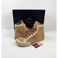 Size 9UK/10US - Prada Brown Nylon High Top
