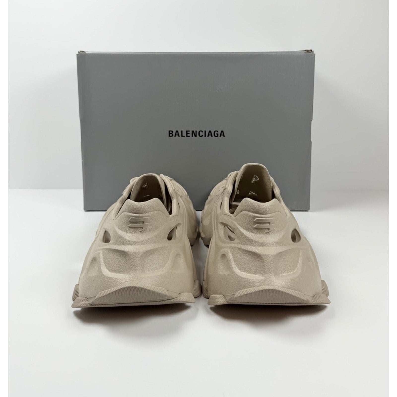 Size 45EU/12US - Balenciaga HD Mule Beige Lace Up NEW!