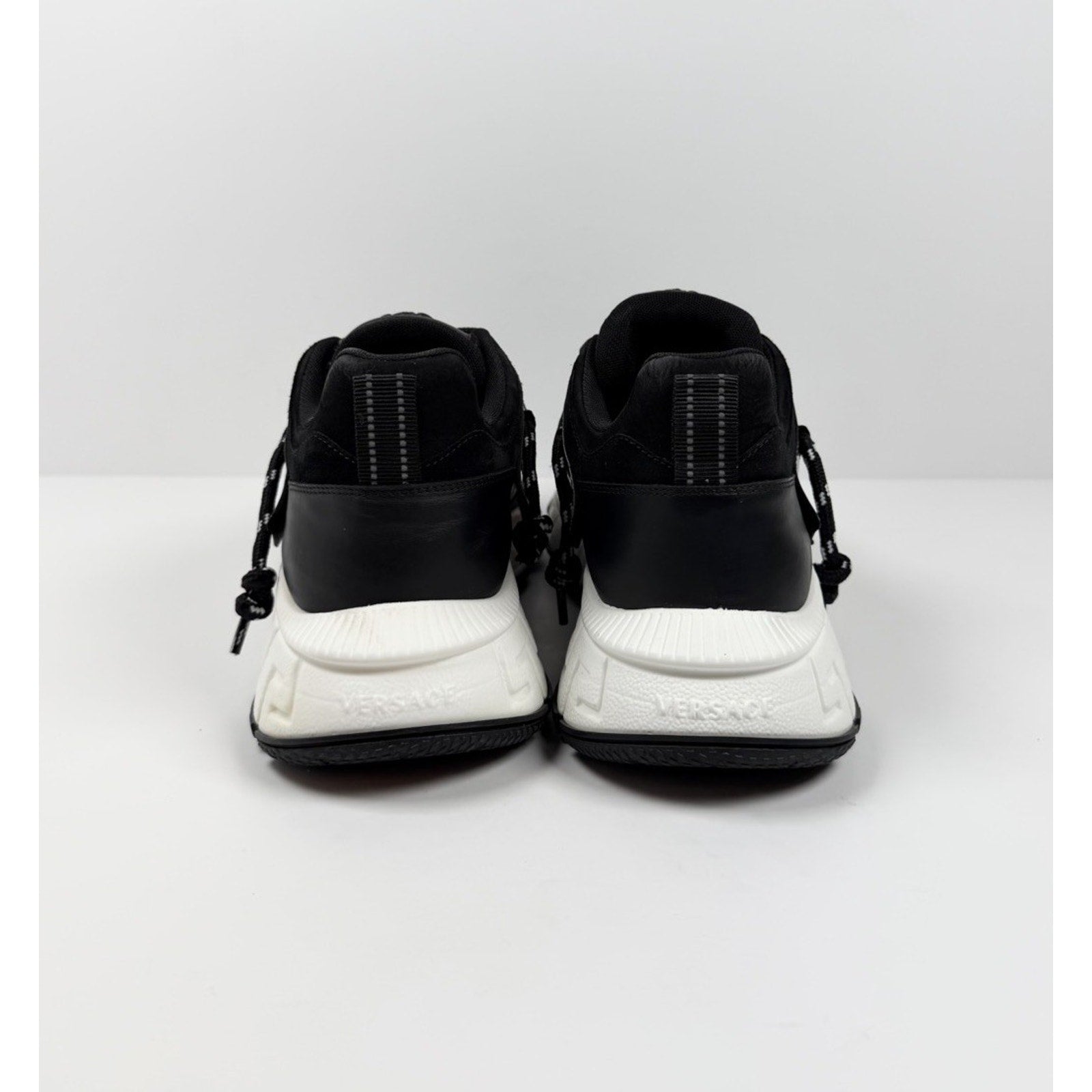 Size 46EU/13US - Versace Trigreca Black Sneakers NEW!