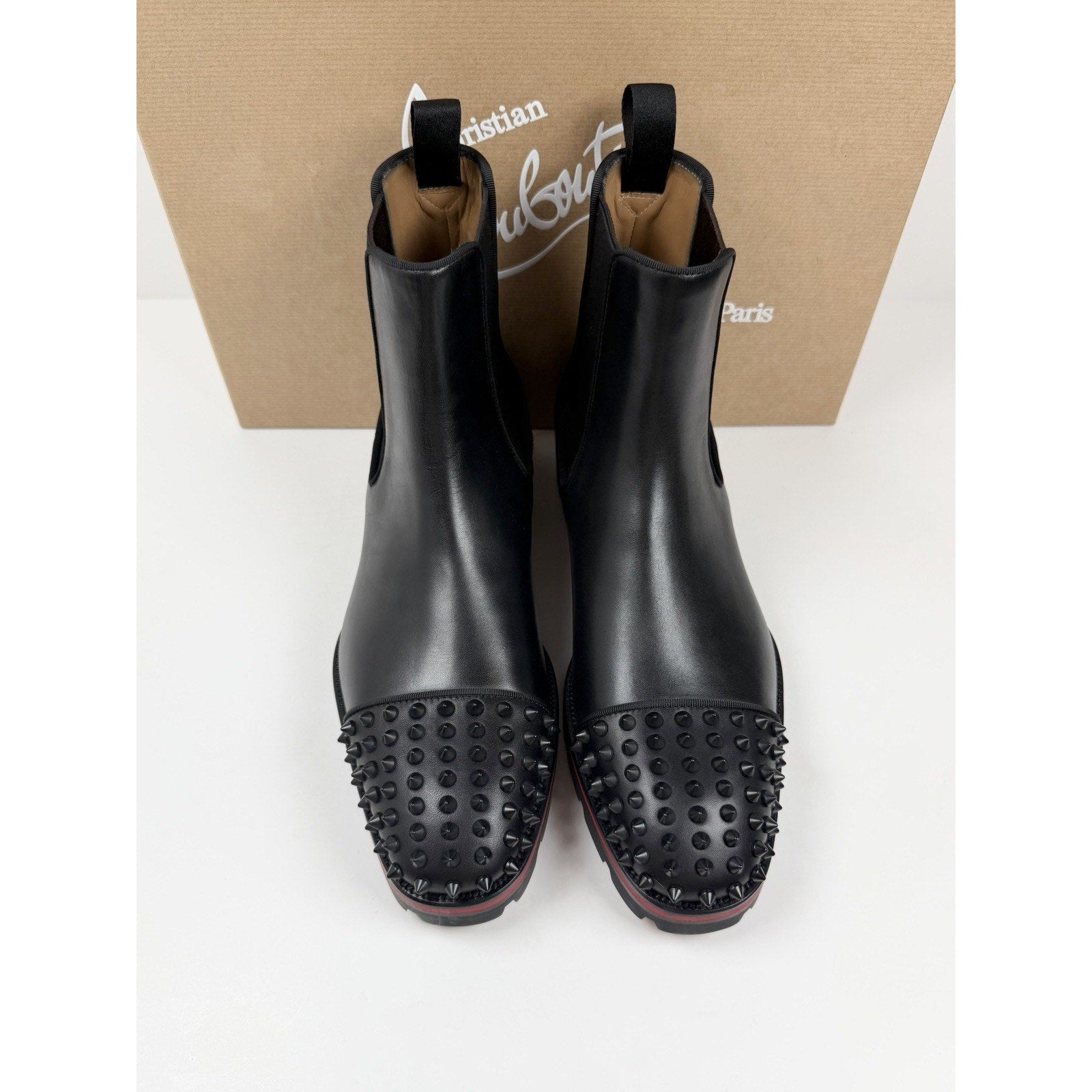 Size 41EU/8US - Christian Louboutin Melon Spikes Boots NEW