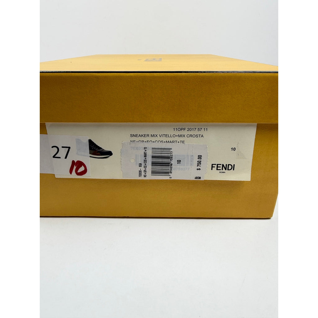 Size 10UK/11US - Fendi Monster Eyes Low Top