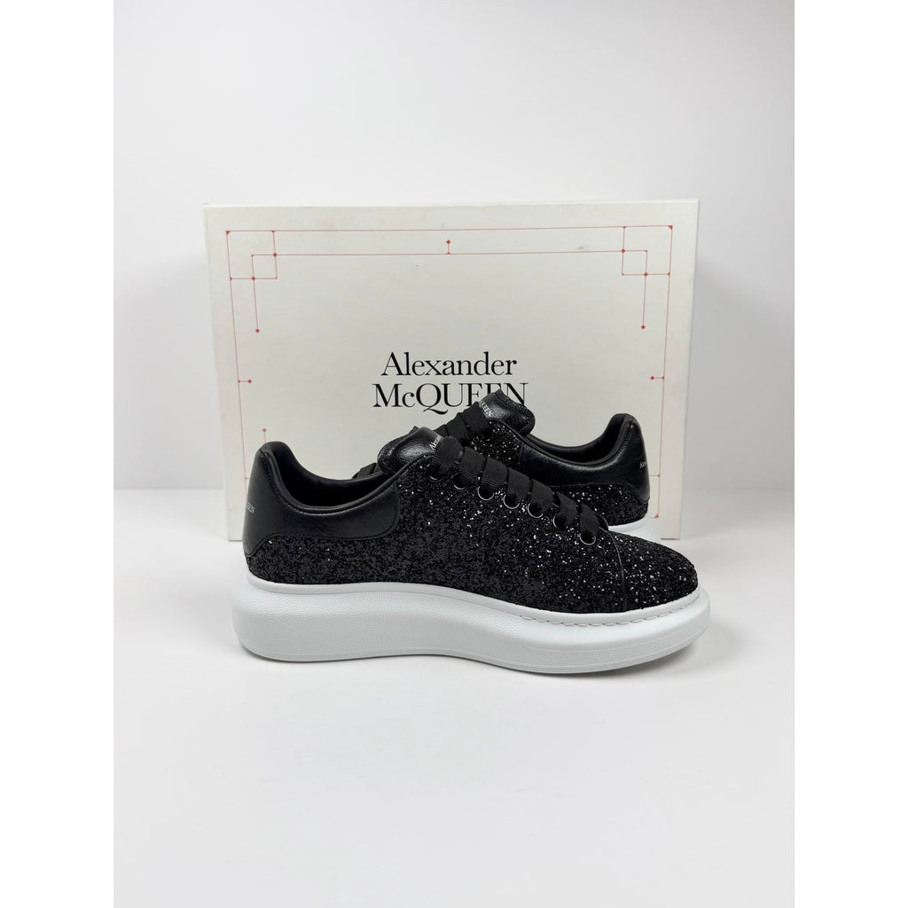 Size 7.5 - Alexander McQueen Black Crystals WORN 1X!