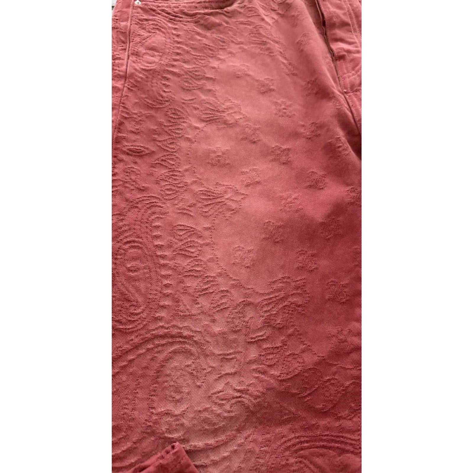 Size 31 - Amiri Bandana Jacquard Sun Dried Tomato Jeans