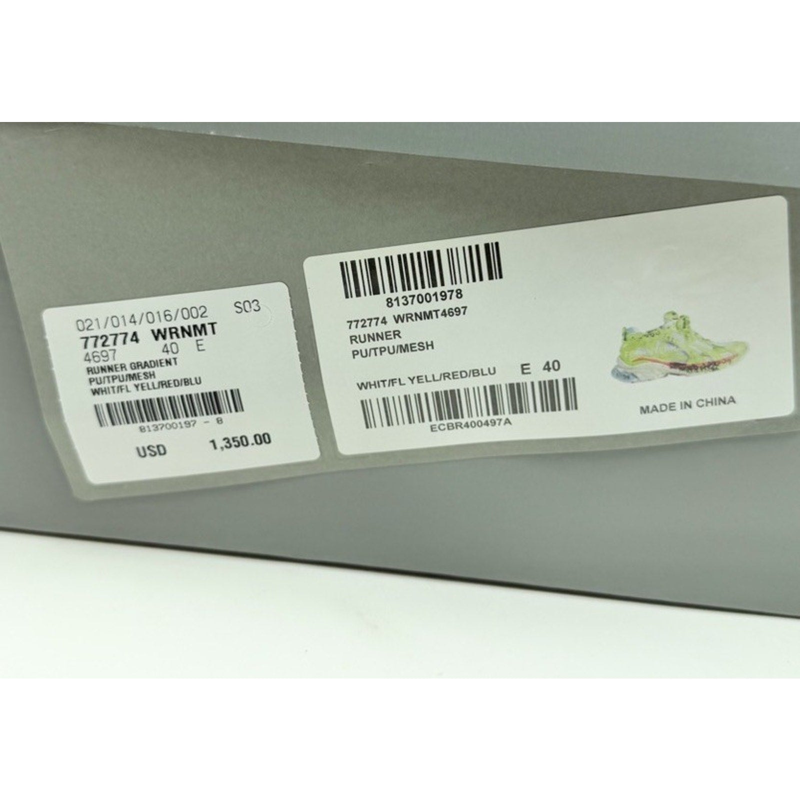 Size 40EU/7US - Balenciaga Runner Marathon Unreleased NEW