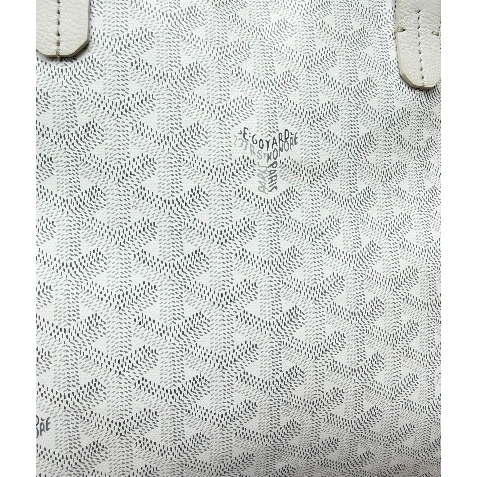 Goyard White PM Tote Bag