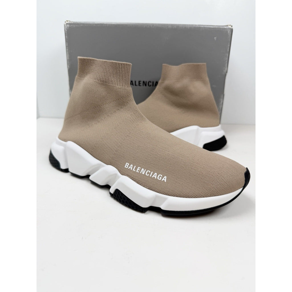 Size 41EU/8US - Balenciaga Speed Trainer Beige NEW