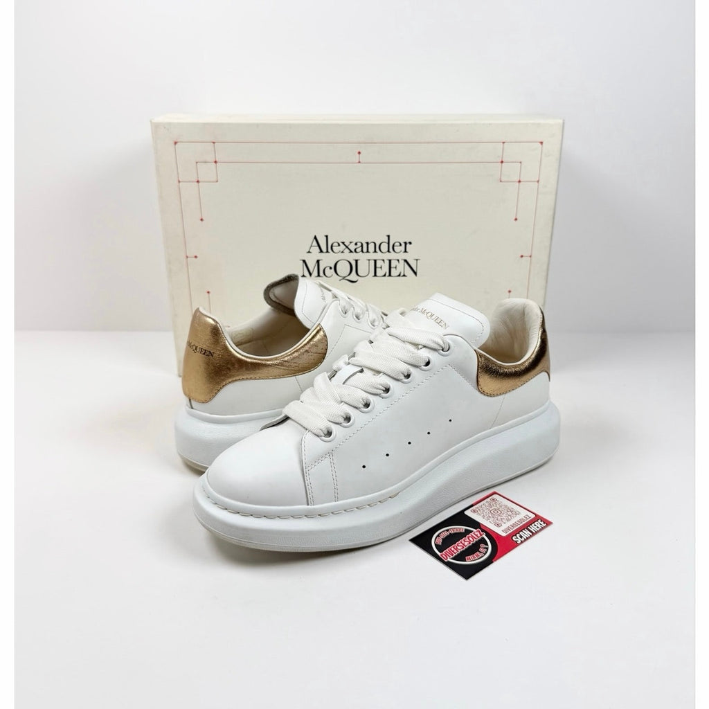 Size 41EU/8US - Alexander McQueen White Gold