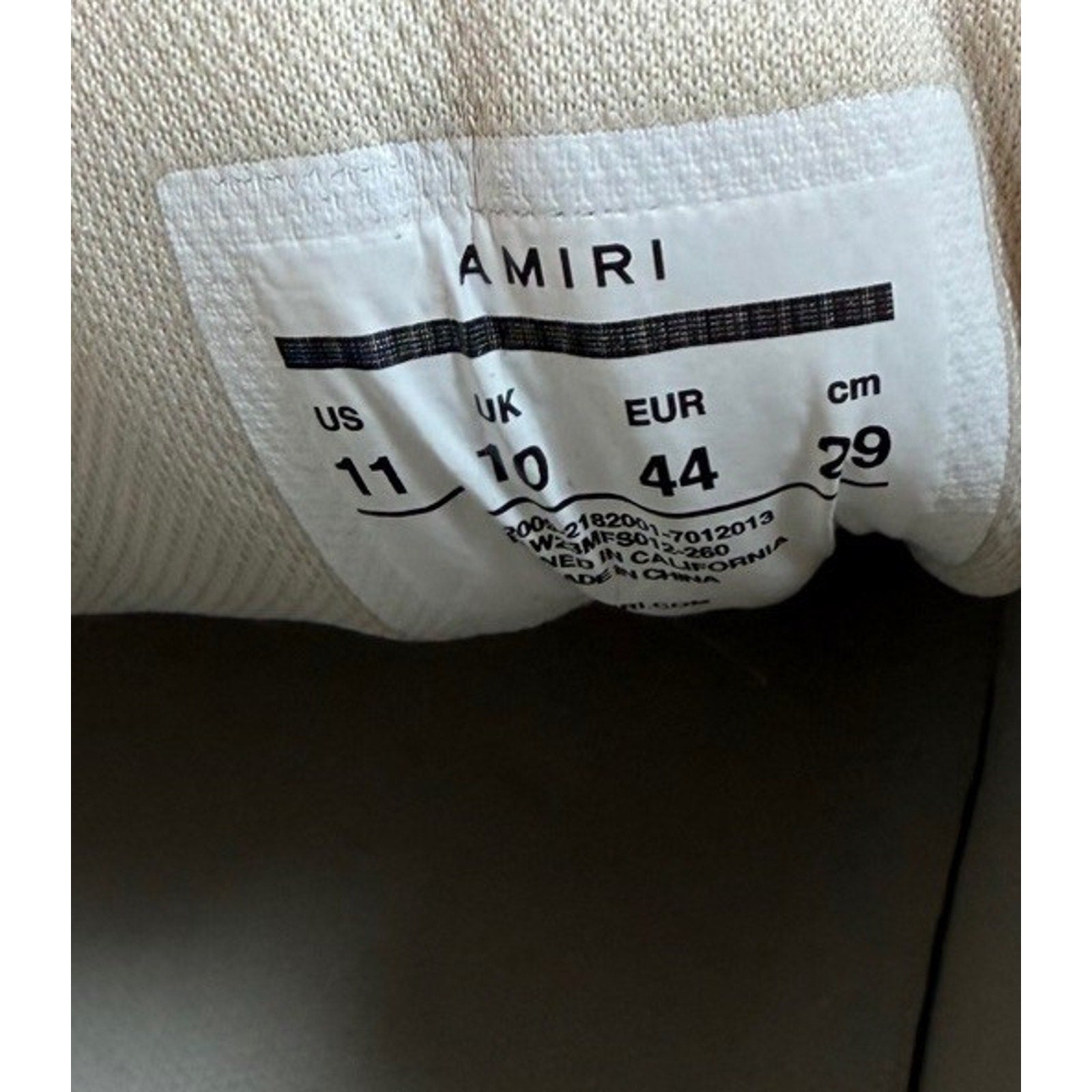 Size 44EU/11US - Amiri Skel Top Hi Beige Like New