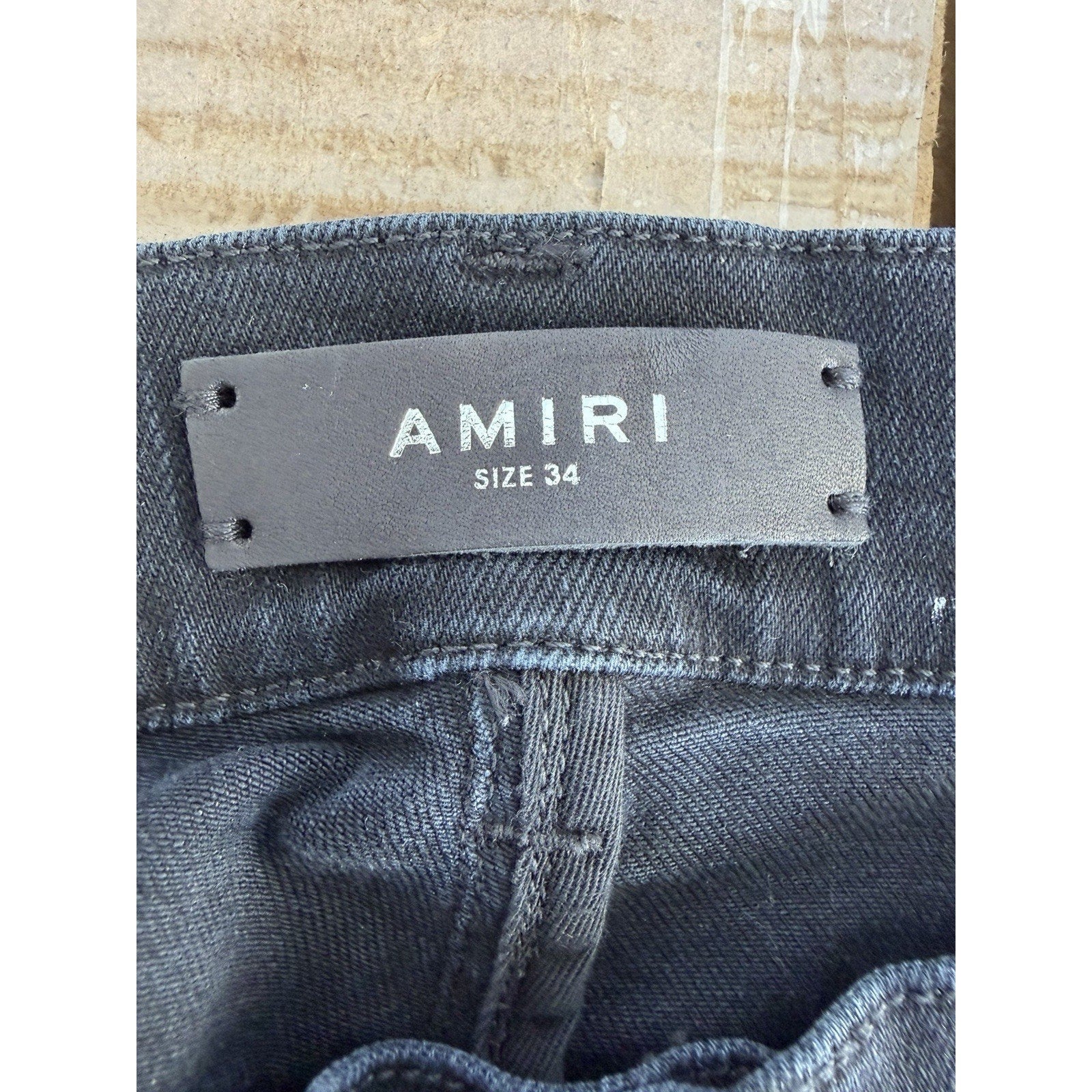 Size 34 - Amiri Aged Black MA Drip Jeans NEW