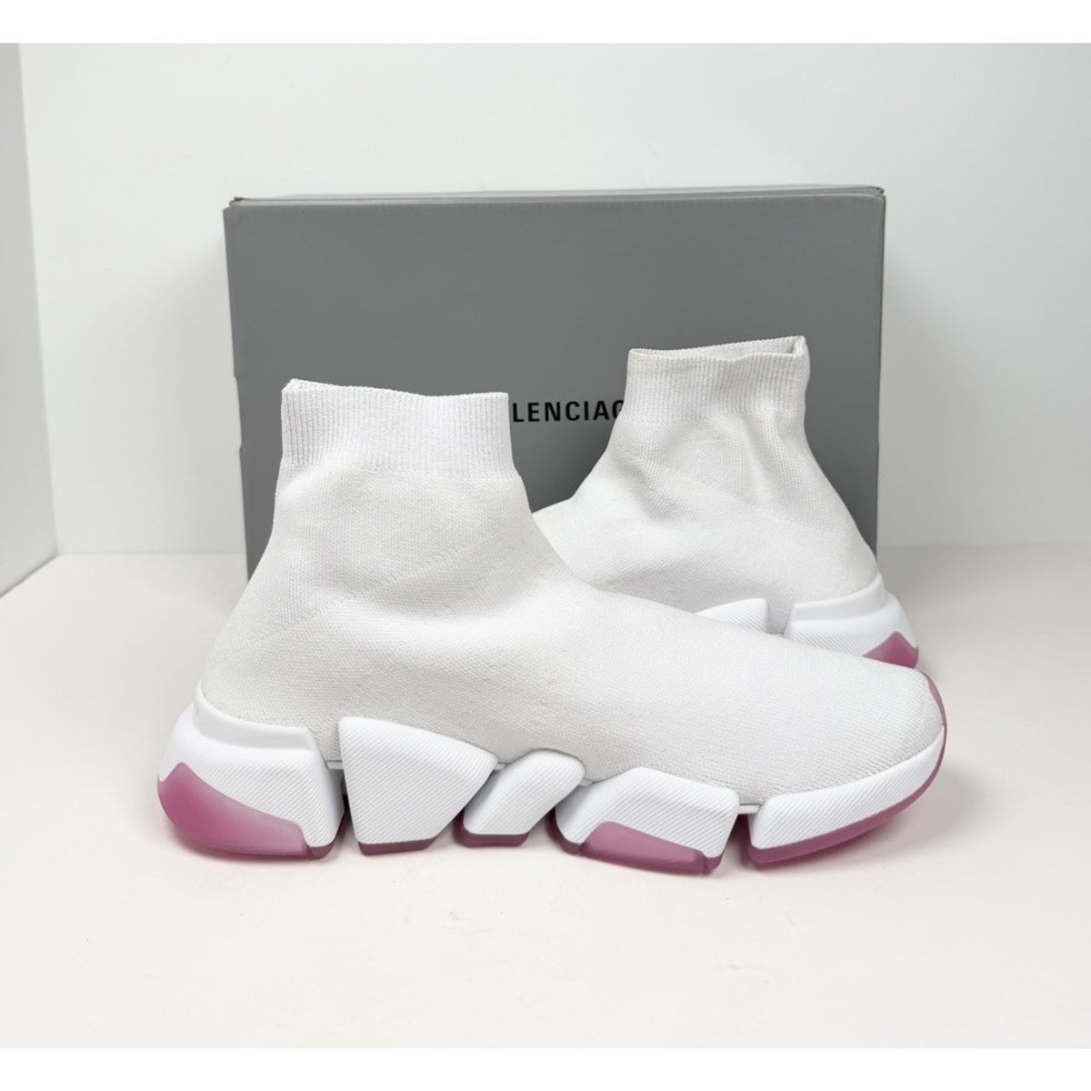 Size 40EU/10W - Balenciaga White/Pink Speed NEW