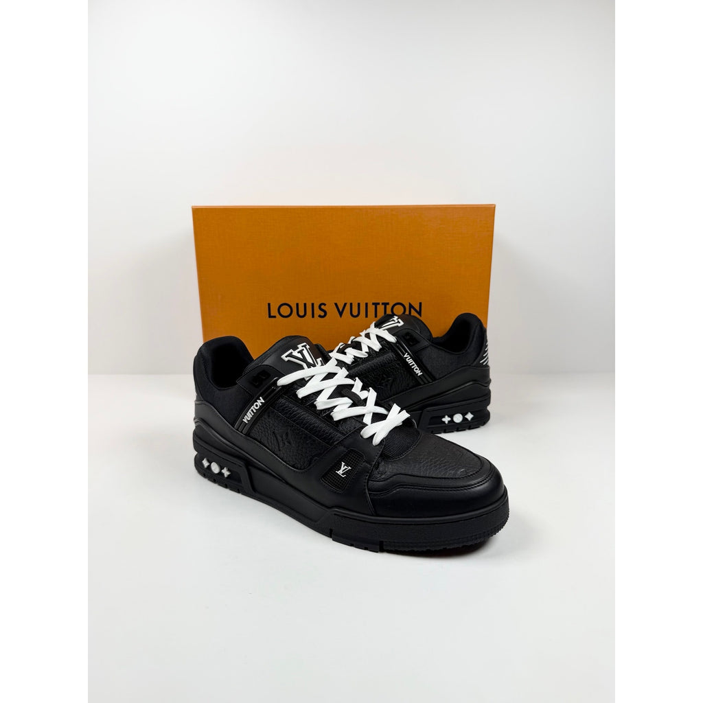 Size 10LV/11.5US - Louis Vuitton Trainer Black NEW
