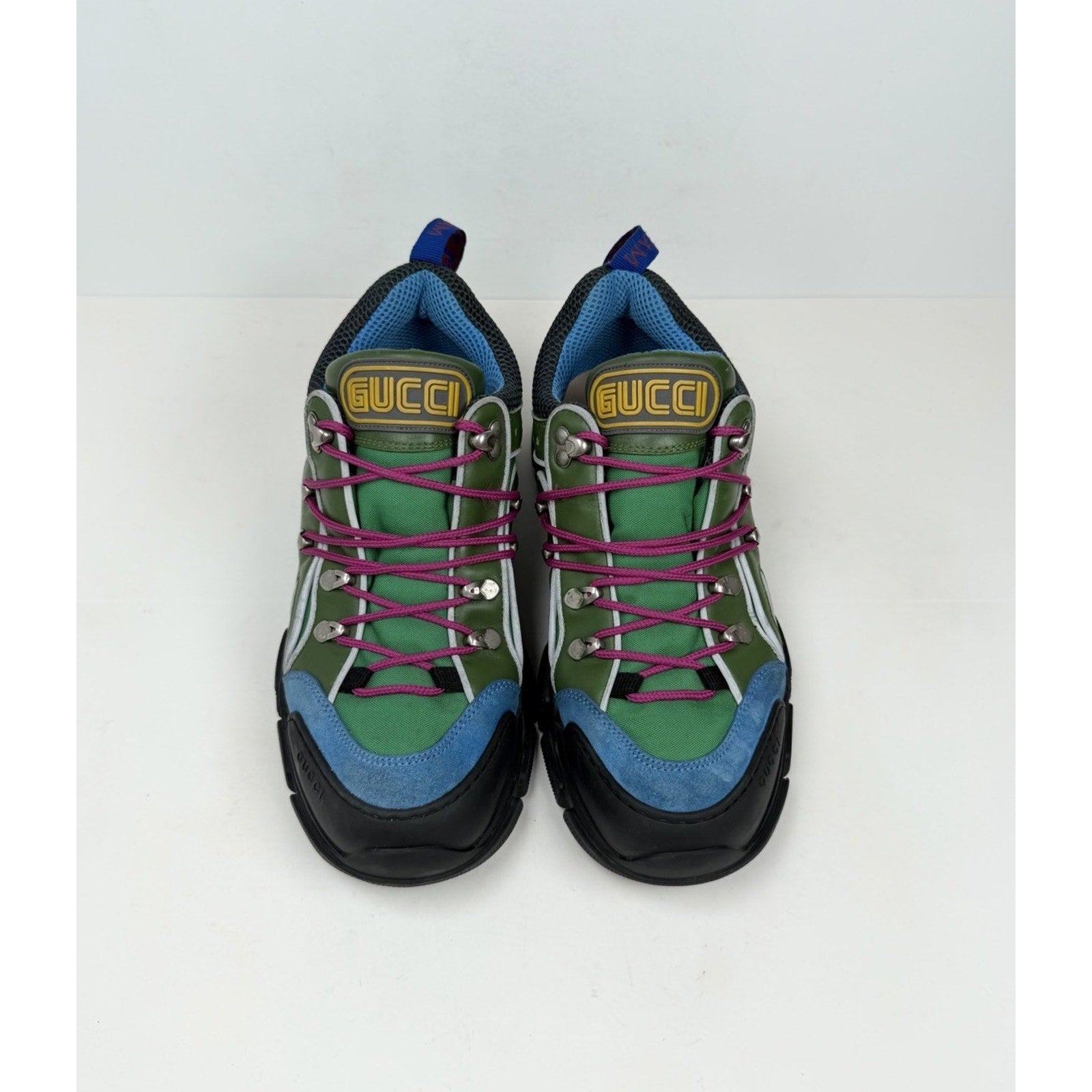 Size 7G/7.5US - Gucci Flashtrek Sega Green/Blue