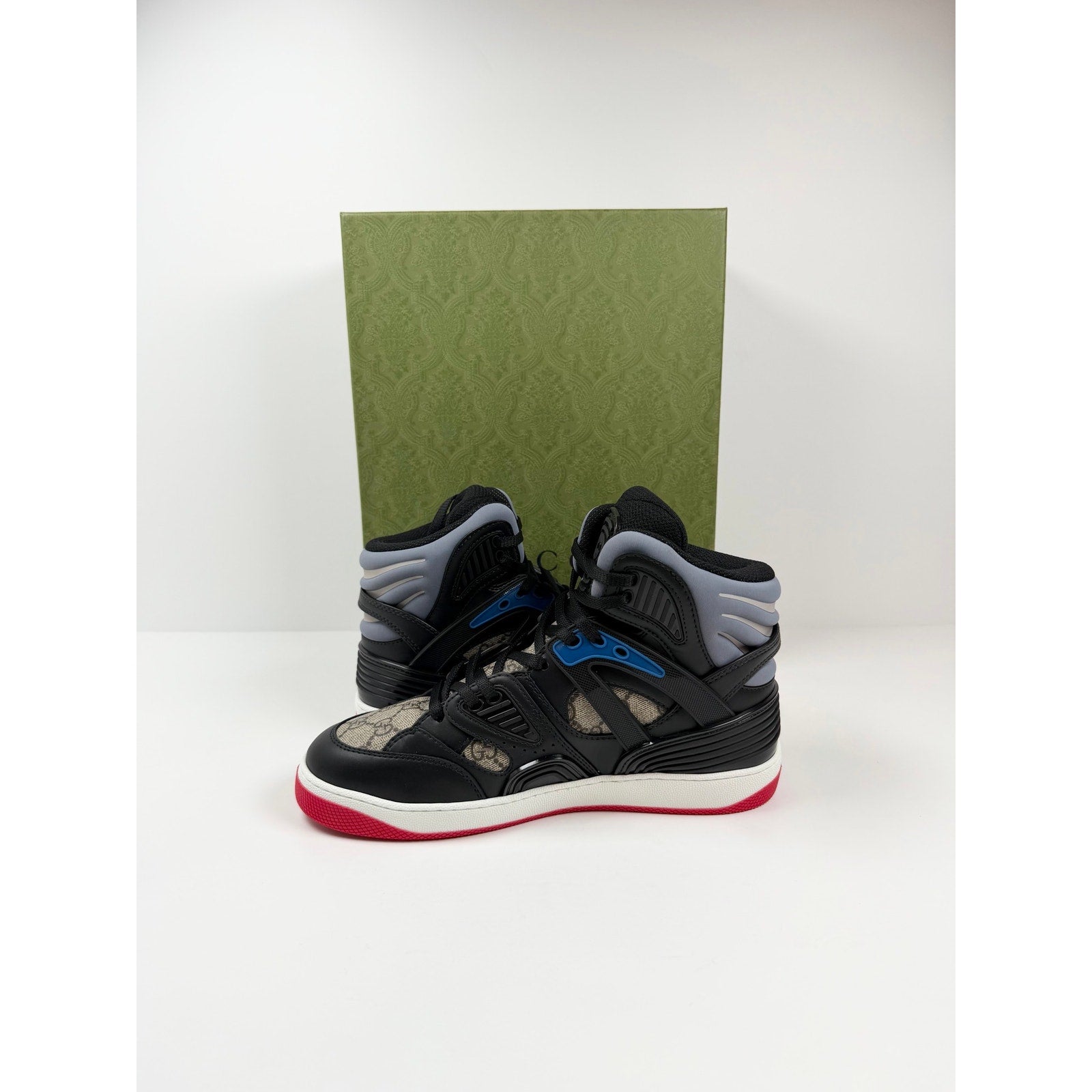 Size 7.5US - Gucci Basket Demetra High Top NEW