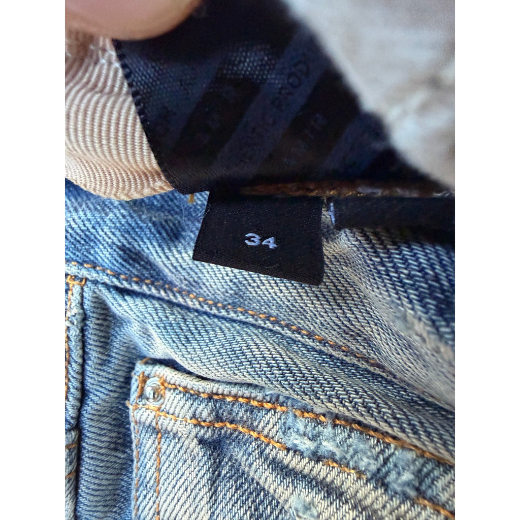 Size 34 - Amiri Straight Leg Logo Jeans