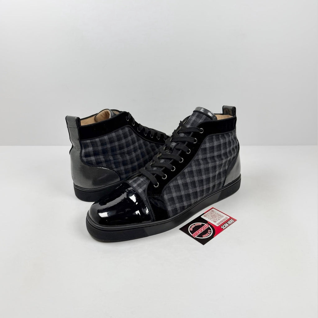 Size 46EU/13US - Christian Louboutin Plaid High Top