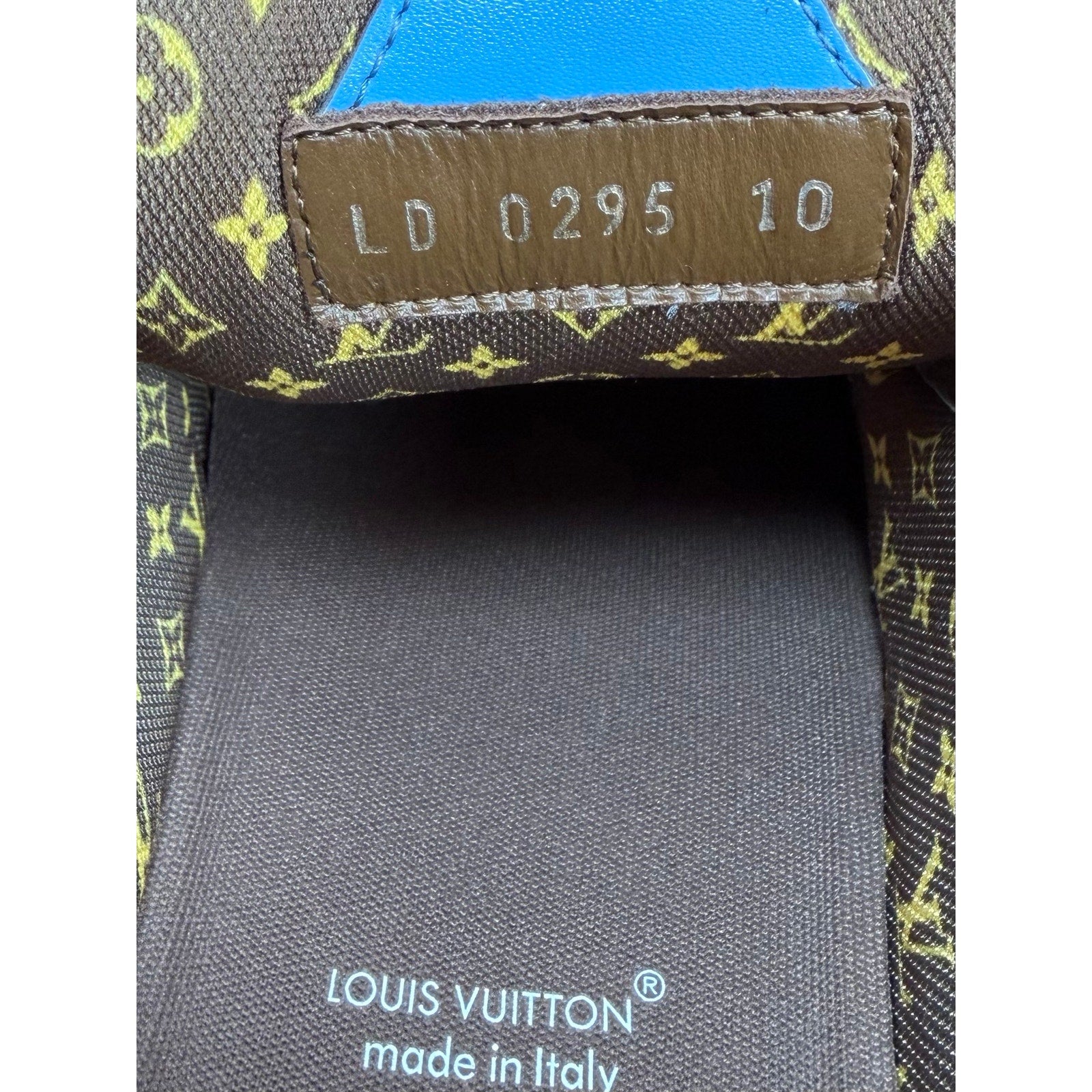 Size 10UK/11US - Louis Vuitton Skate Brown Blue Yellow NEW