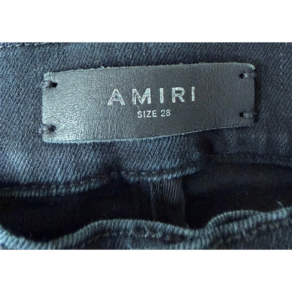 Size 28 - Amiri MX1 Bandana Patch Distressed Jeans