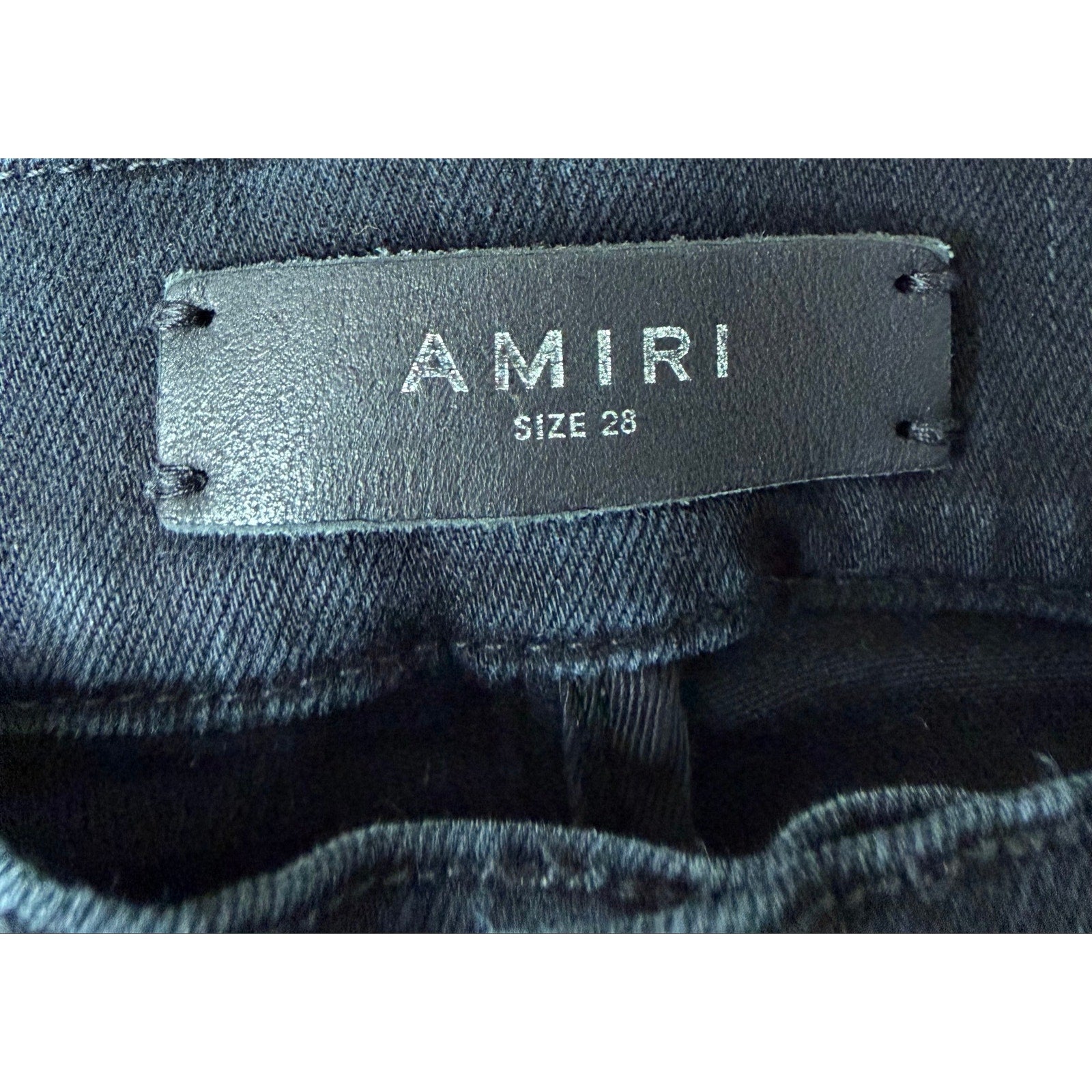 Size 28 - Amiri MX1 Bandana Patch Distressed Jeans