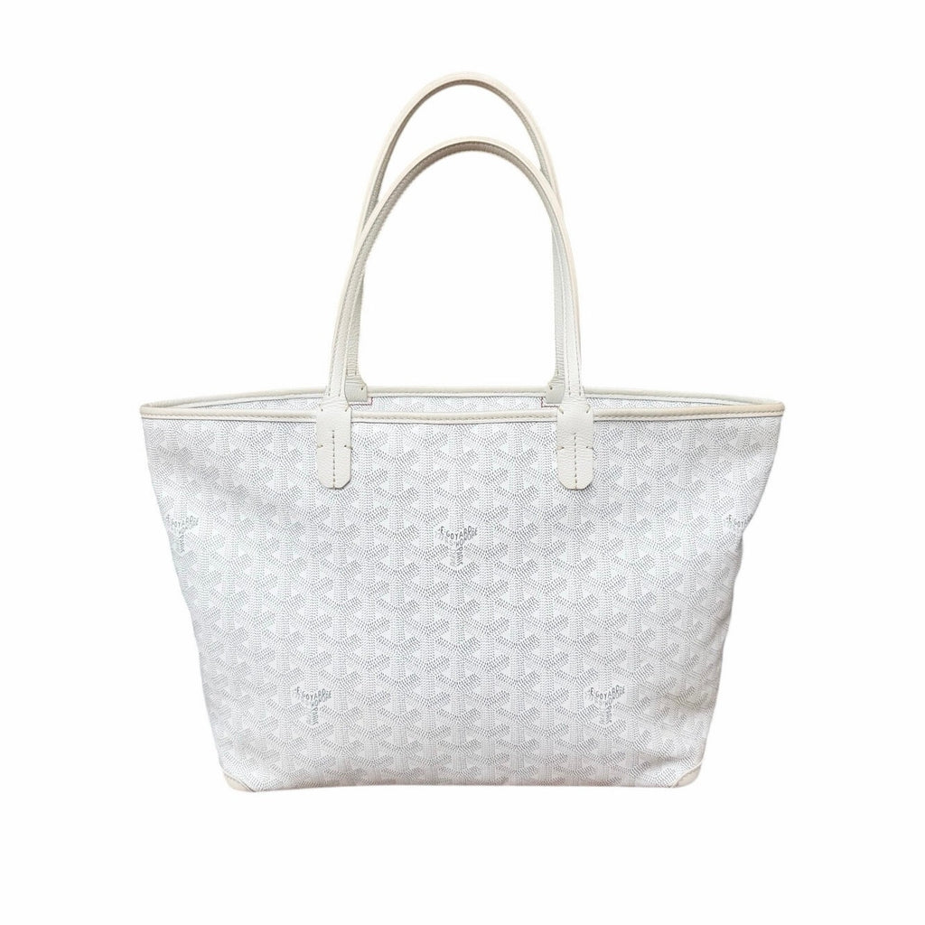 Goyard White PM Tote Bag