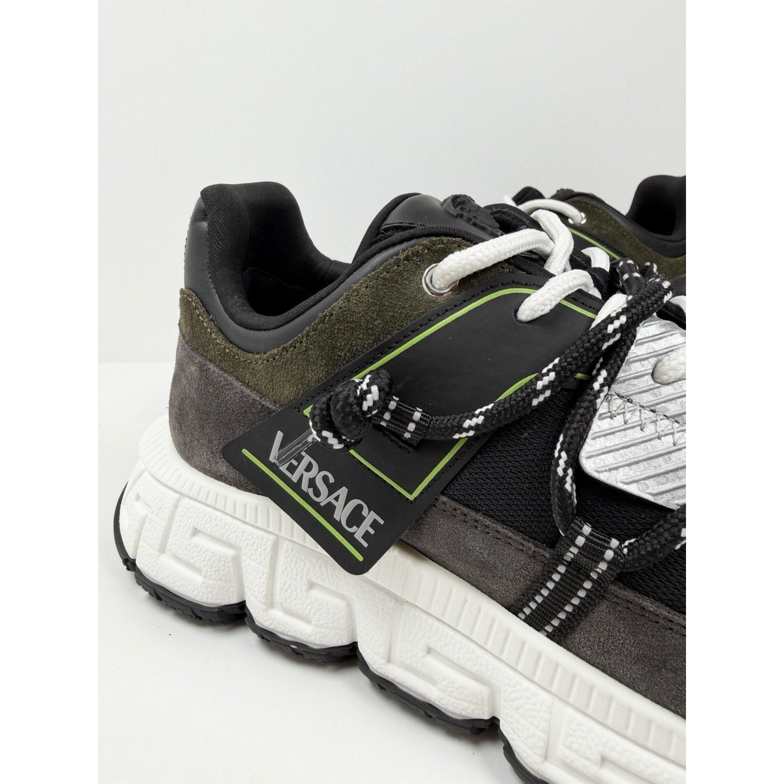 Size 46EU/13US - Versace Trigreca Olive Green NEW!